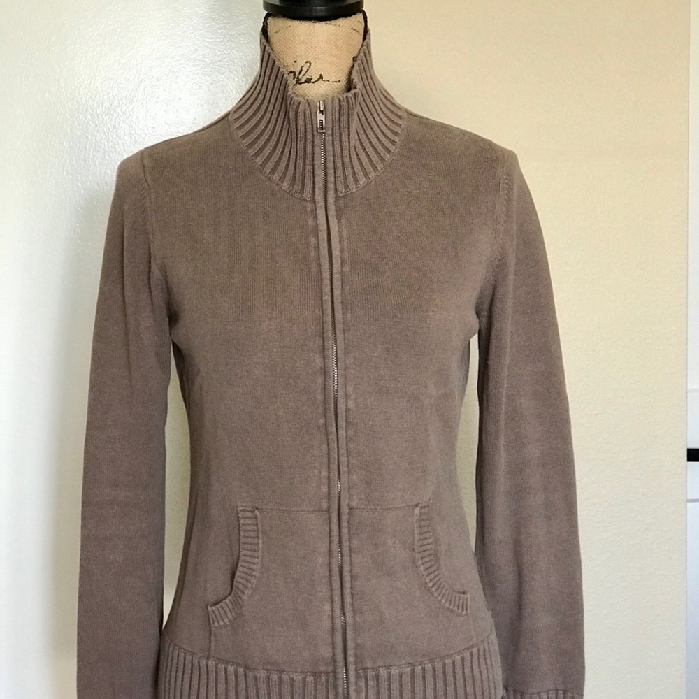 Esprit turtle neck zip up sweater.